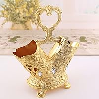 Vista 6 de Cabilock Soporte de utensilios de lujo para cocina, cesta de cubiertos, soporte de diseño decorativo