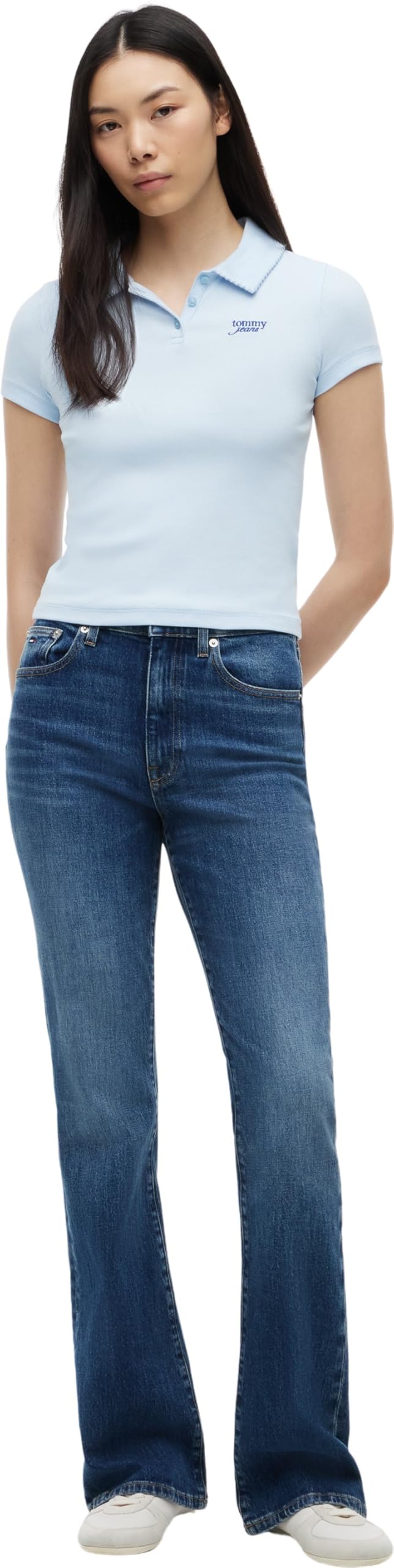 Tommy Jeans Damen Bootcut Sylvia HGH FLR Bj0155 Dw0dw23077