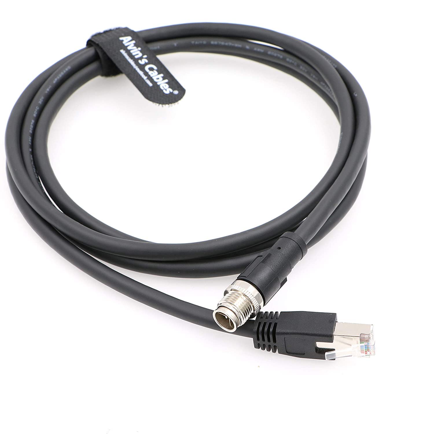 Câble Ethernet M12 8-Position X-Code vers RJ45 CCB-84901-2001-03 pour Cognex in Sight 8200 Série 8400 P67 Etanche |2M| Alvin's Cables