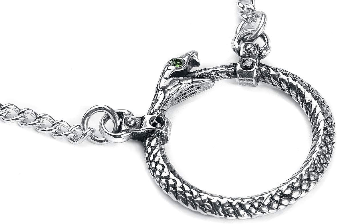 Alchemy of England Sophia Serpent Necklace Pewter - Image 4