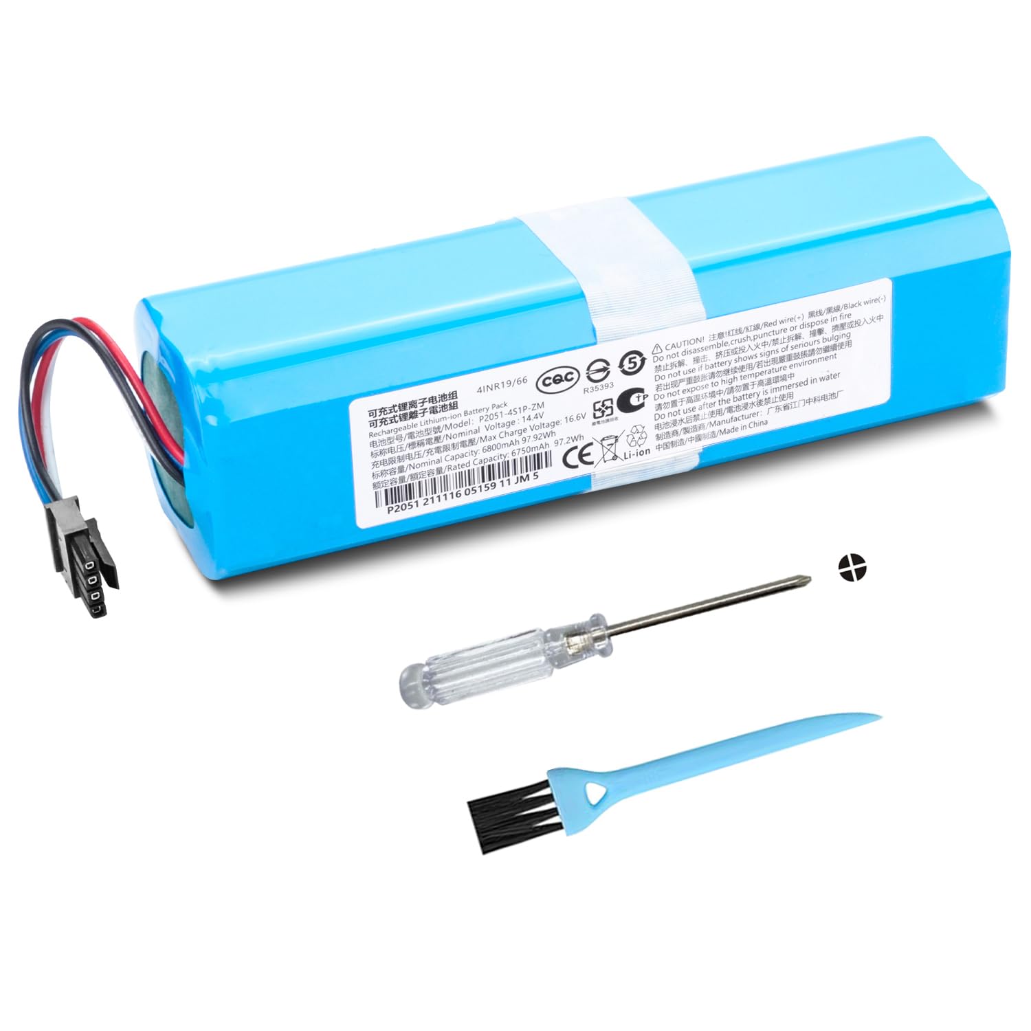 Amazon.com: 6800mAh Vacuum Battery Replacement for Eufy RoboVac