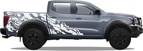 Miniatura 2 de Side Nightmare Graphic Stickers Decals Compatible with Nissan Navara Np300 White