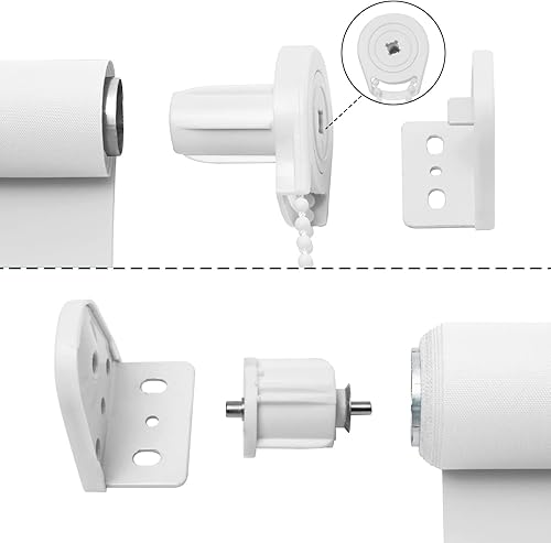 Miniatura 5 de Persianas opacas con aislamiento térmico, persianas con protección UV para el hogar, puerta, cocina, baño (52 pulgadas de ancho x 68 pulgadas de