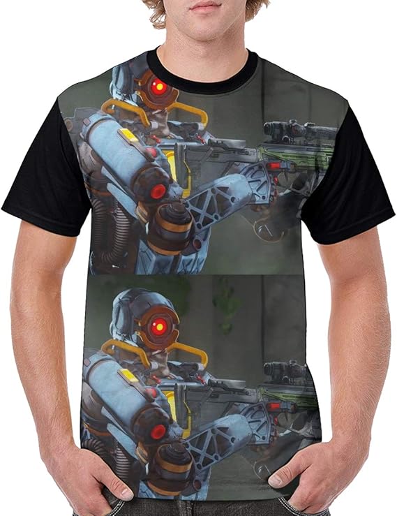 Amazon 男のファション半袖 Tシャツ エーペックスレジェンズ Apex Legends 面白い図案デザイン夏のプレゼントm Tシャツ カットソー 通販