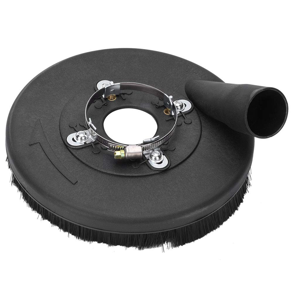 Copertura Antipolvere Universale Per Smerigliatrice Angolare Da 4 1/2 A 5 Pollici – Regolabile Da 0 A 45°, In Ferro E PA66, Con Porta Polvere Da 35 Mm E Base Compatibile Per Dischi 100-135mm