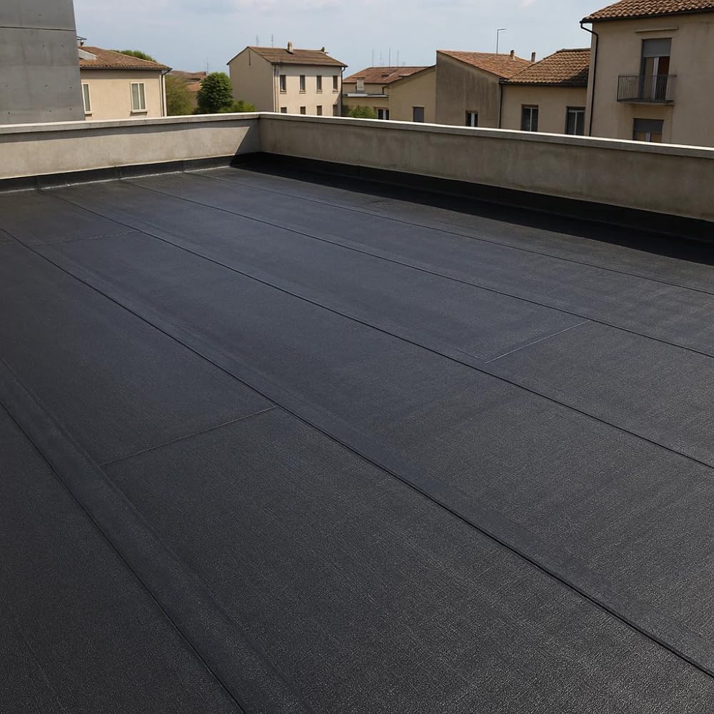 FORTUNATO Guaina Membrana Bituminosa Armatura Poliestere Spessore 4 mm Impermeabilizzante CASASCIUTTA Rotolo 1 x 10 m