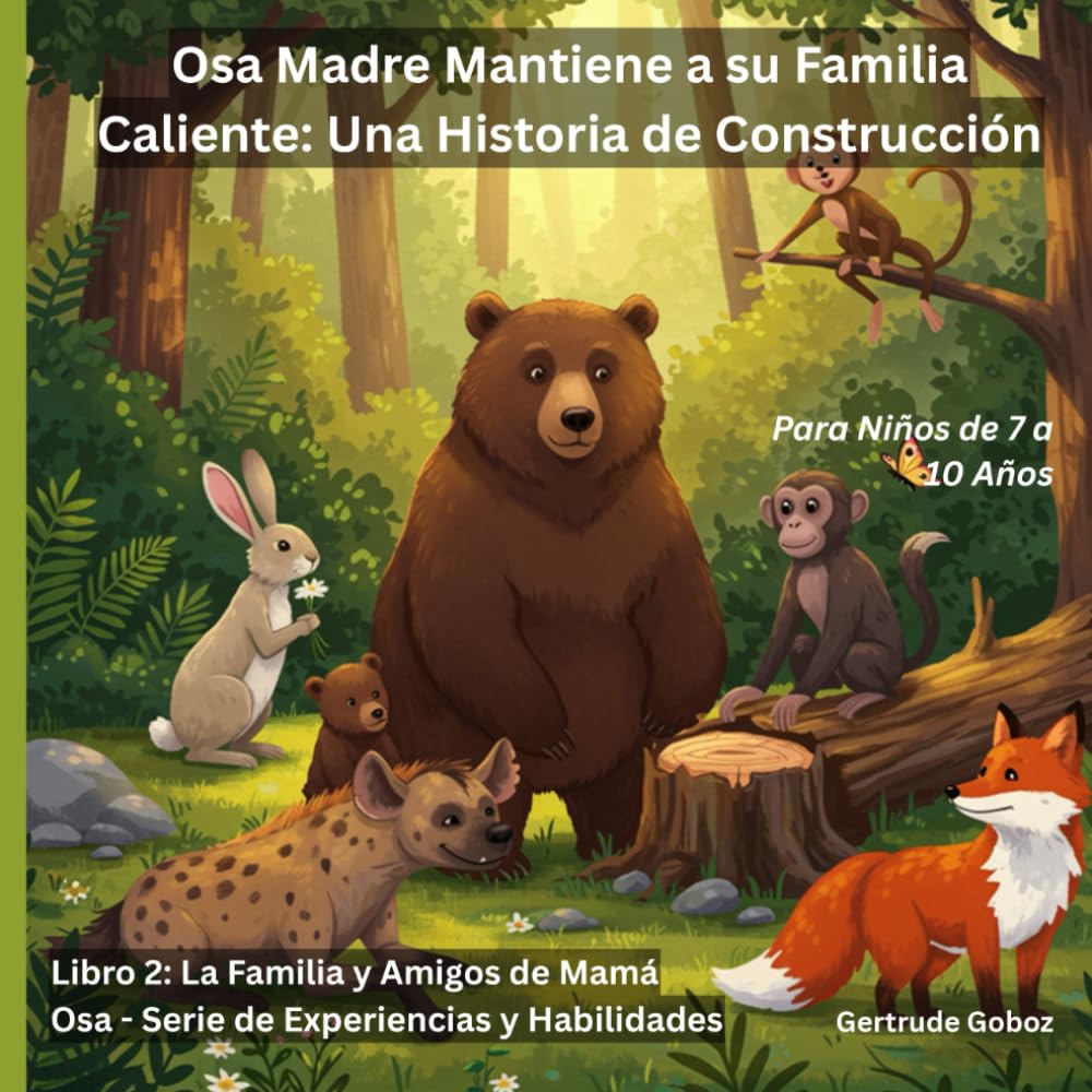 Osa Madre Construye un Nuevo Hogar para su Familia Una Historia de Construcción (TÍTULO DE LA SERIE: LOS LIBROS DE EXPERIENCIAS Y HABILIDADES DE LA FAMILIA Y AMIGOS DE MAMÁ OSA)