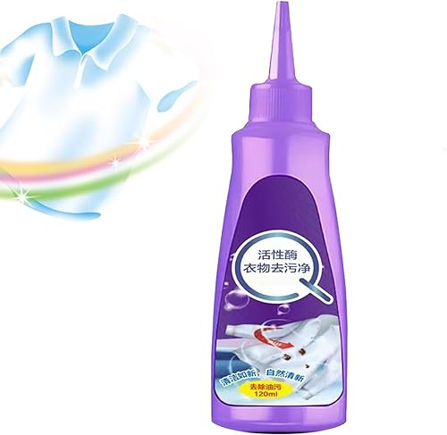 Active Enzyme - Quitamanchas para ropa, removedor de manchas de ropa con enzimas activas, limpieza enzimática activa, limpiador de manchas