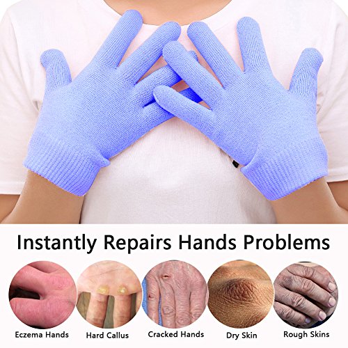 Gel Moisturizing Spa Gloves and Socks Set Repair Heal Eczema Cracked