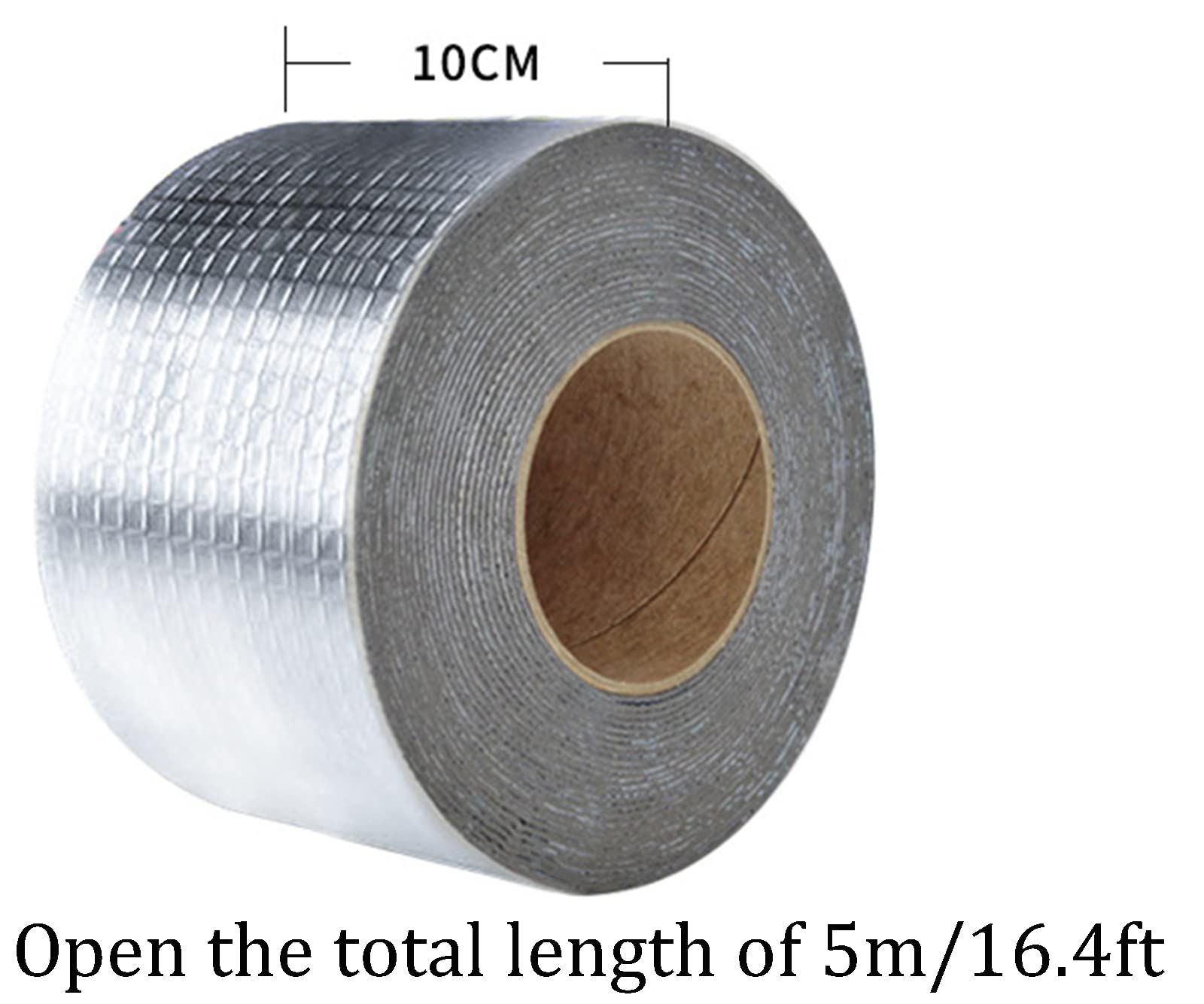 Cinta de butilo, cinta de butilo resistente al agua, Cinta de butilo, cubierta de escotilla for exteriores, cinta de reparación permanente a prueba de fugas for tuberías/Metal/toldo RV/fugas de techo/