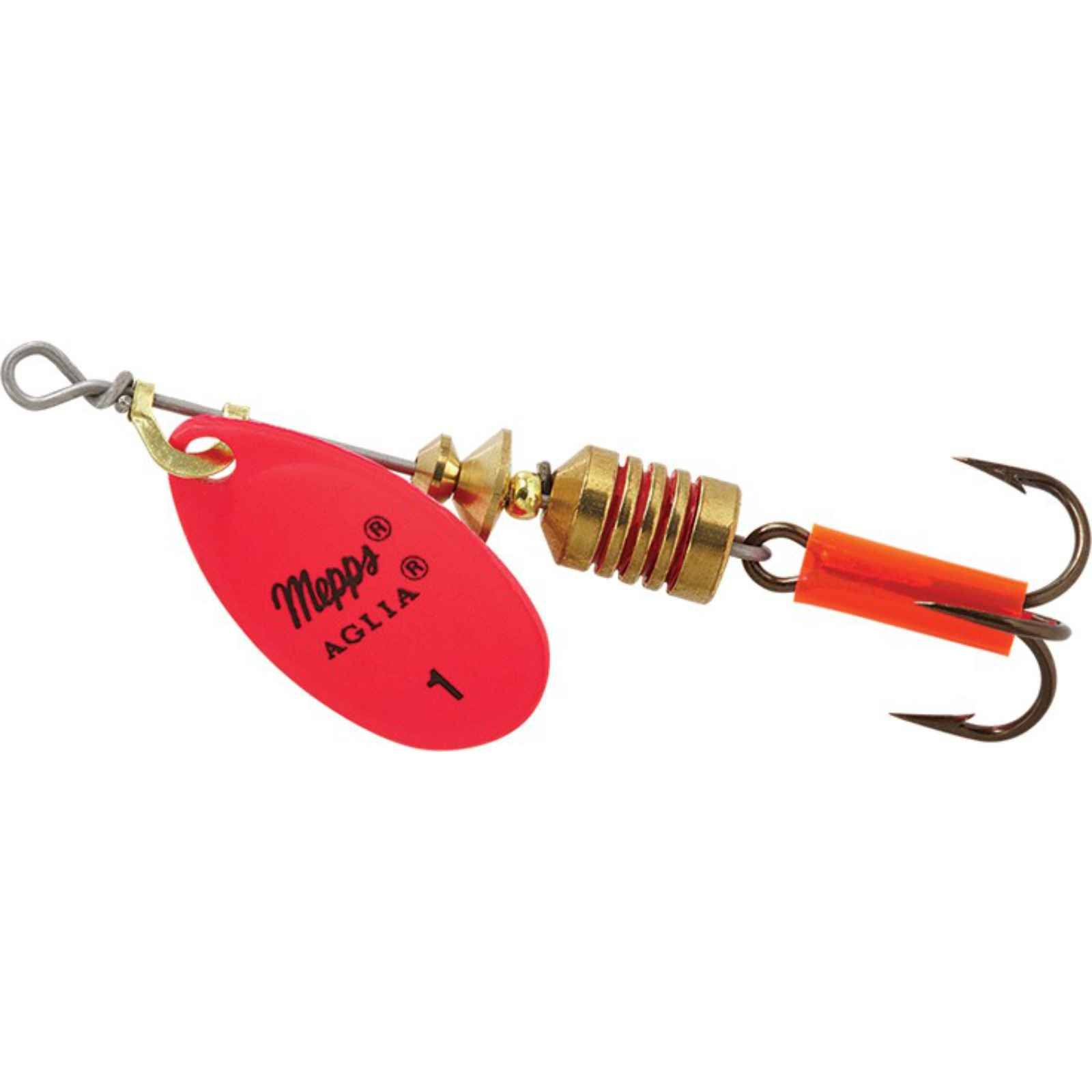 Mepp's Aglia Plain Treble Fishing Lure, 1/8-Ounce, Hot Pink