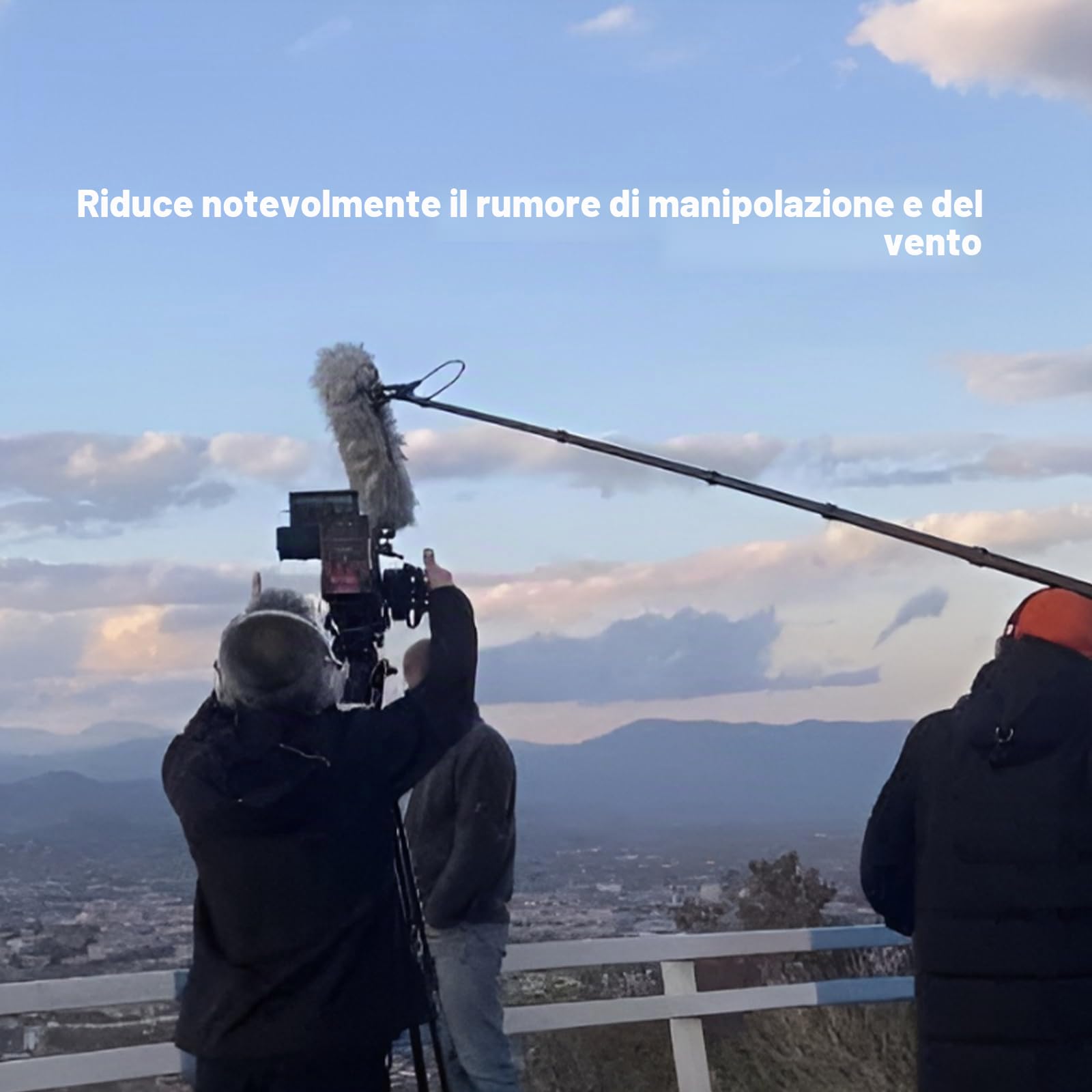 MICOLIVE-SE Protezione Antivento Microfono Sistema Blimp | Paravento Gabbia e Sospensione migliorata Antishock per RODE Shotgun e Microfoni Simili