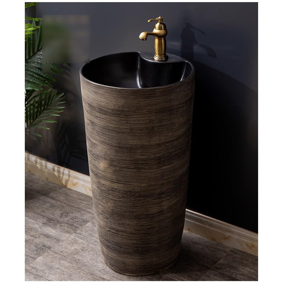 Ceramiczna Umywalka Łazienkowa Nablatowa, Umywalka Na Postumencie Do Domu I Hotelu, Stylowa Umywalka Nablatowa, Niezbędny Element Łazienki Ogrodowej, Elegancki Design