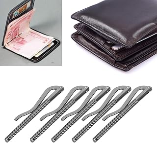 Zerodis. 5個入り 85mm マネークリップ 札ばさみ 金具パーツ 現金/紙幣ホルダー(#3)