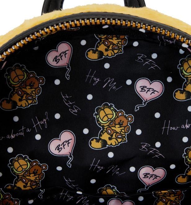Loungefly Garfield and Pooky Plush Mini Backpack, Black - Image 6