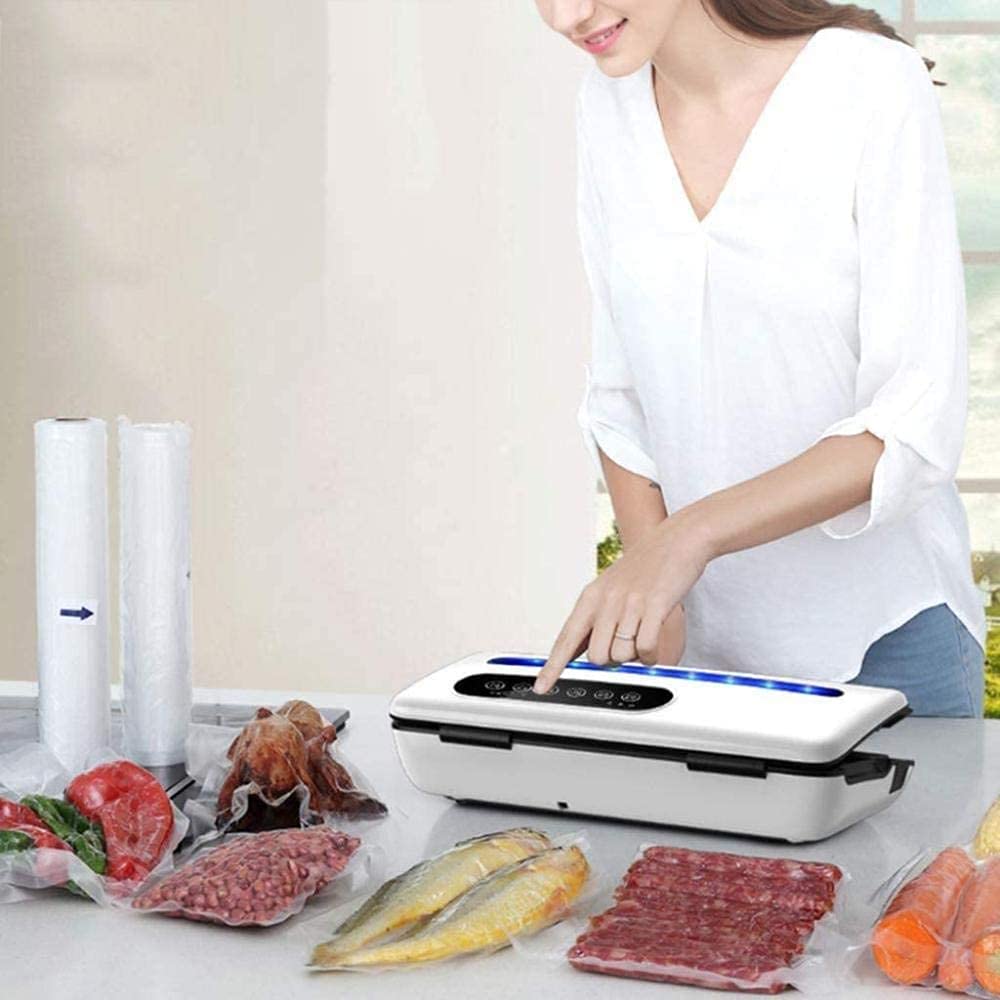 Envasadora al vacío automática Sellador al vacío Automático Máquina selladora al vacío Sellador de alimentos automático para el hogar para ahorradores de alimentos Modos de alimentos secos