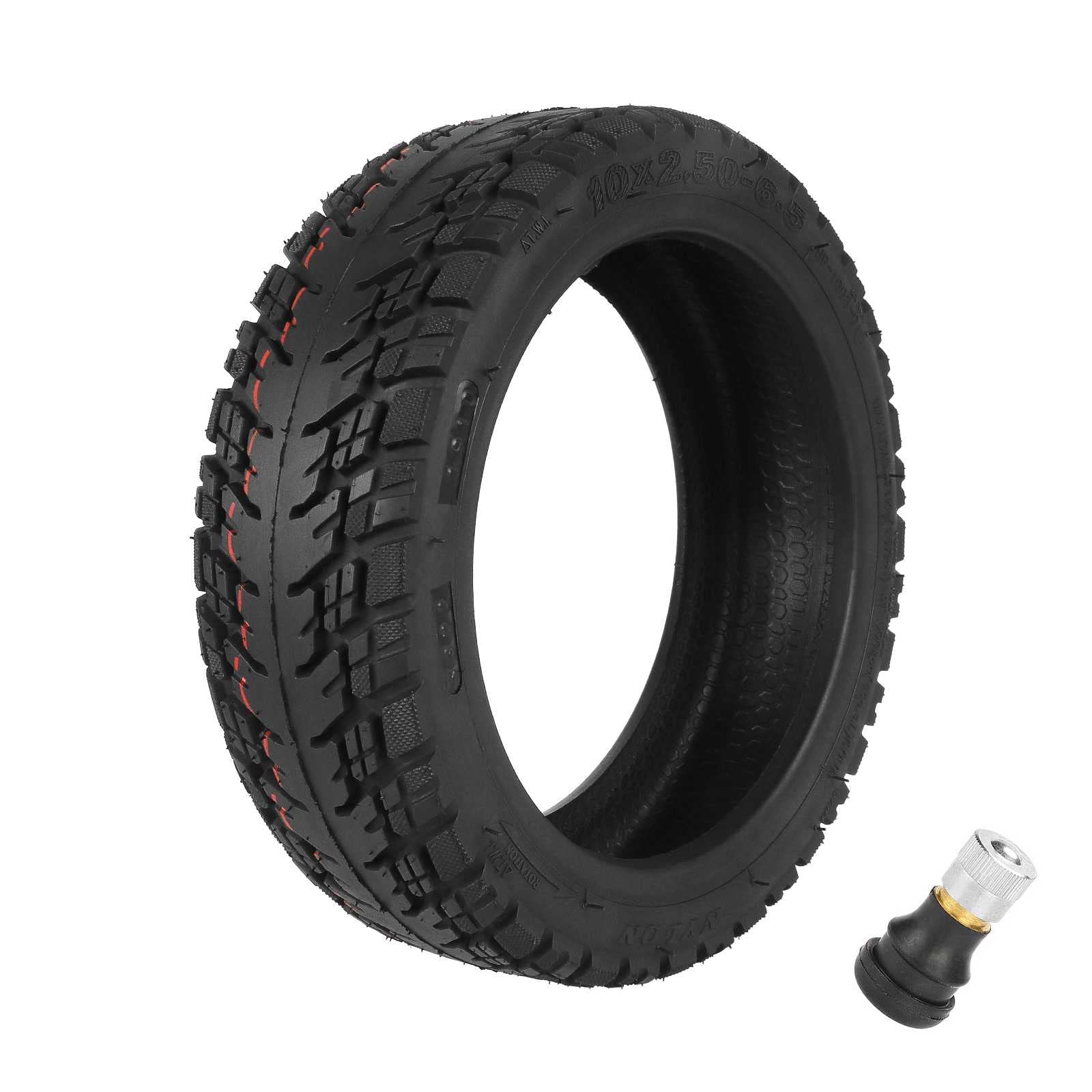 Pneu sans chambre à air anti-crevaison tout-terrain pour roue 10 pouces
