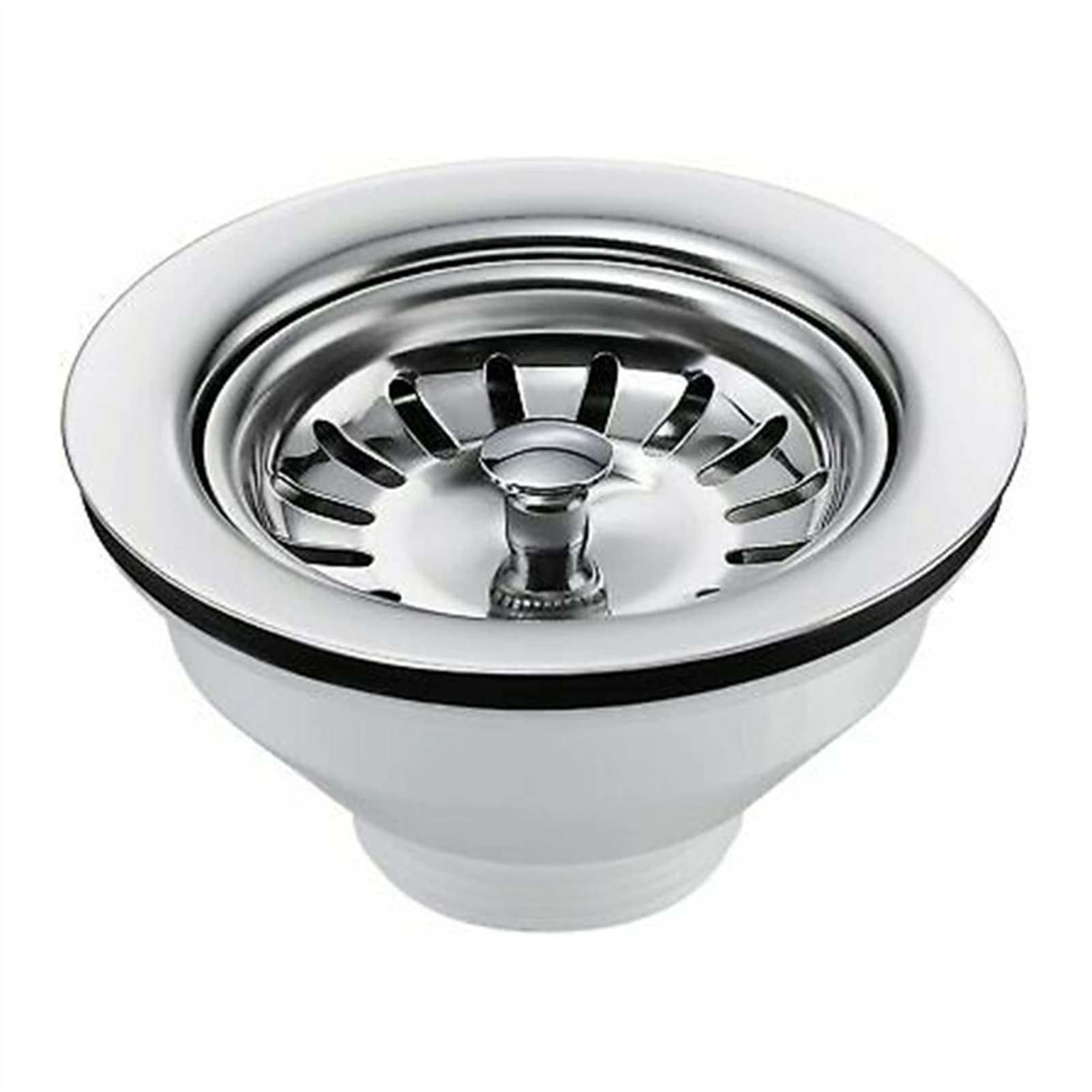 90mm Ceramic Belfast Basket Strainer Waste Kit for Sink Kitchen Sink Drains Accessories