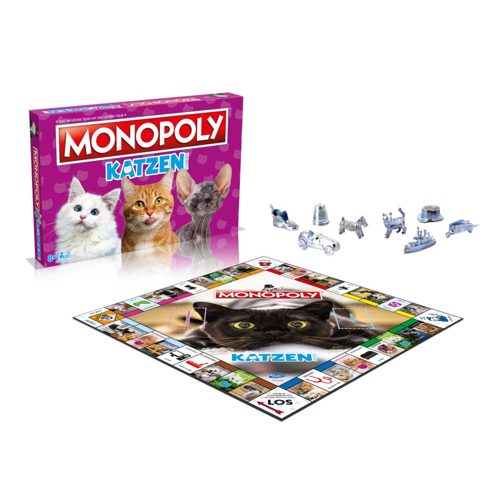 Monopoly - Chats - Jeux à partir de 8 Ans - Âge 8 Ans - Allemand