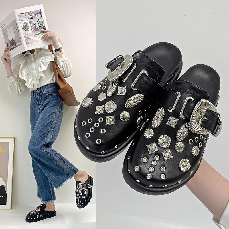 GGOOB Y2k Shoes Punk Clothes Platform Clogs Emo Shoes Womens Clogs Platform Slippers3