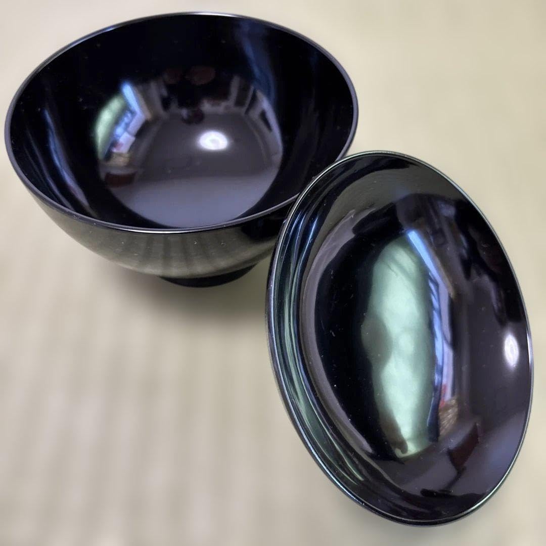 Amazon.co.jp: 会津塗 特選漆器 竹峯 御吸椀揃 （お椀5個入り