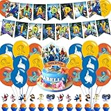 Generic Rio 2 Movie Birthday Party Decorations,Jungle Safari Animals Party Decorations Happy Birthday Banner, Balloons,Cake and Cupcake Toppers for Party Decor Gifts