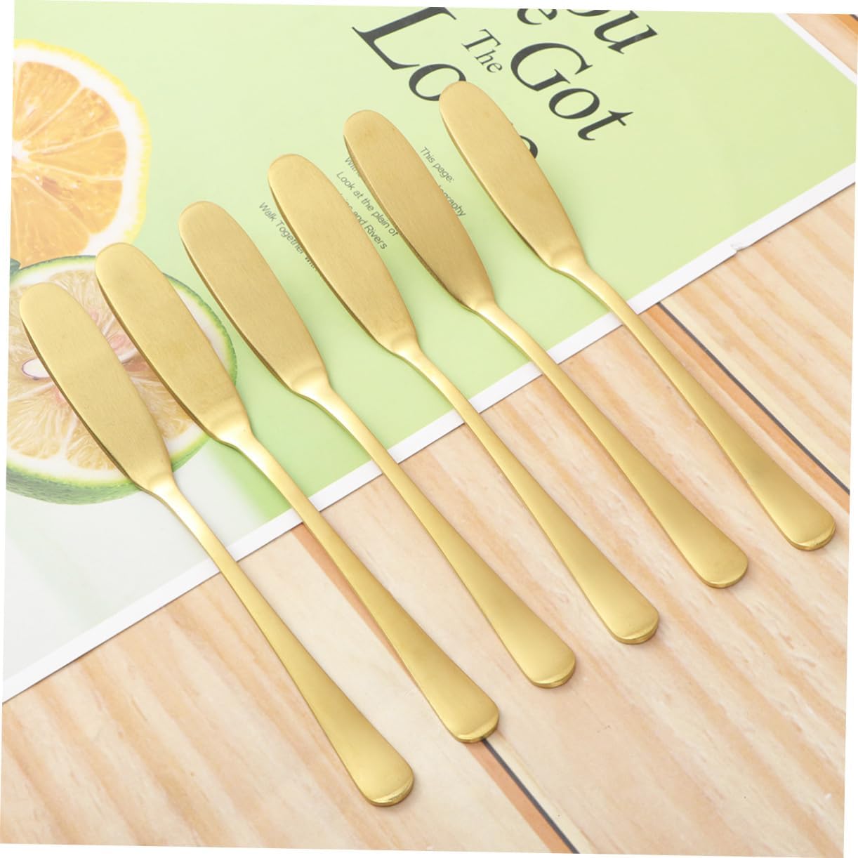 6 Pcs Stainless Steel Butter Spreader for Cake and Cream
