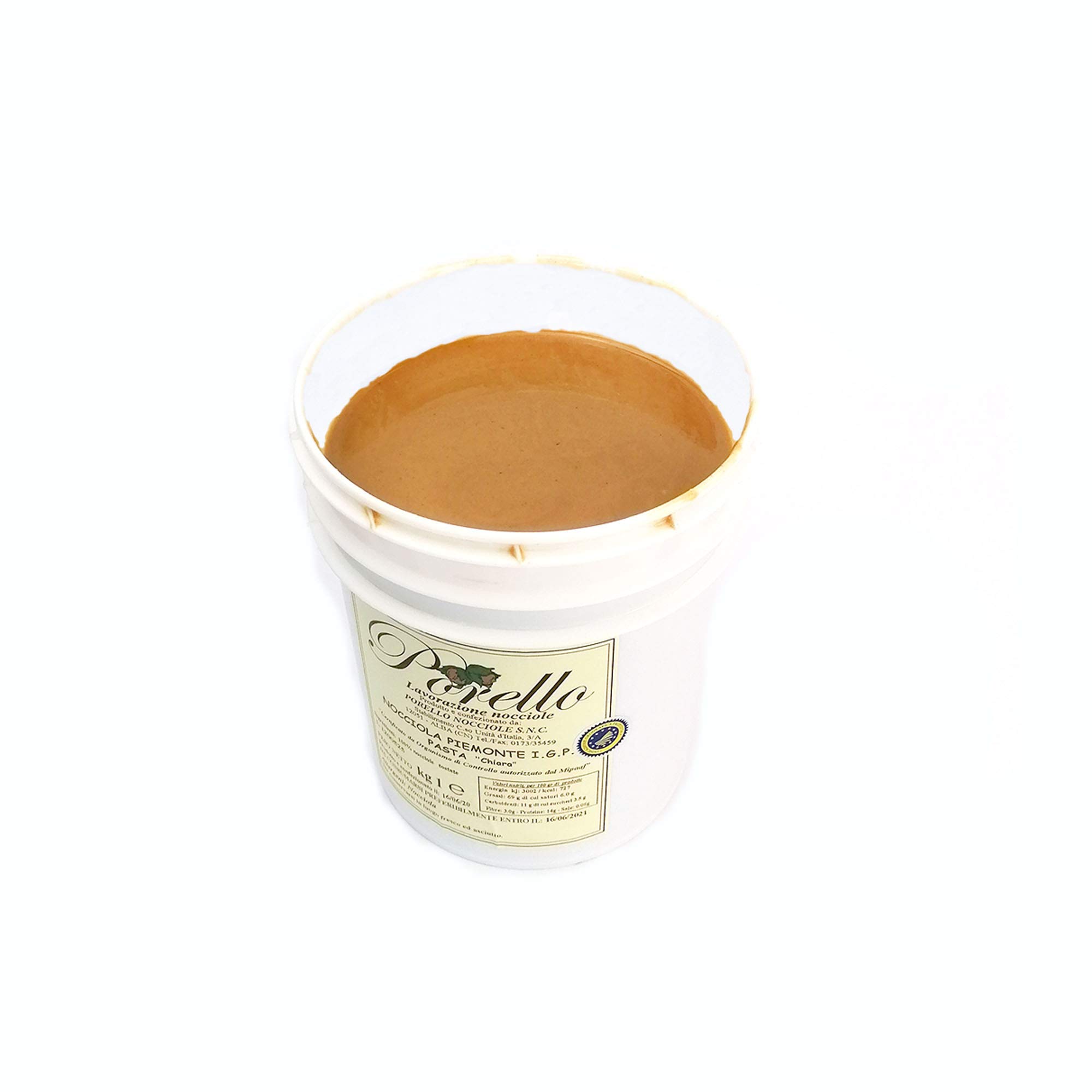 KG 1 PASTA "CHIARA" NOCCIOLA PIEMONTE I.G.P. PORELLO IDEALE PER GELATERIA E PASTICCERIA