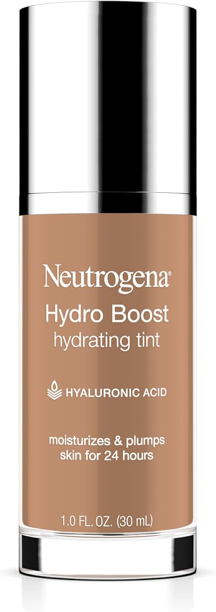Neutrogena Hydro Boost Tint Foundation Makeup, 115 Cocoa, 1.0 fl oz