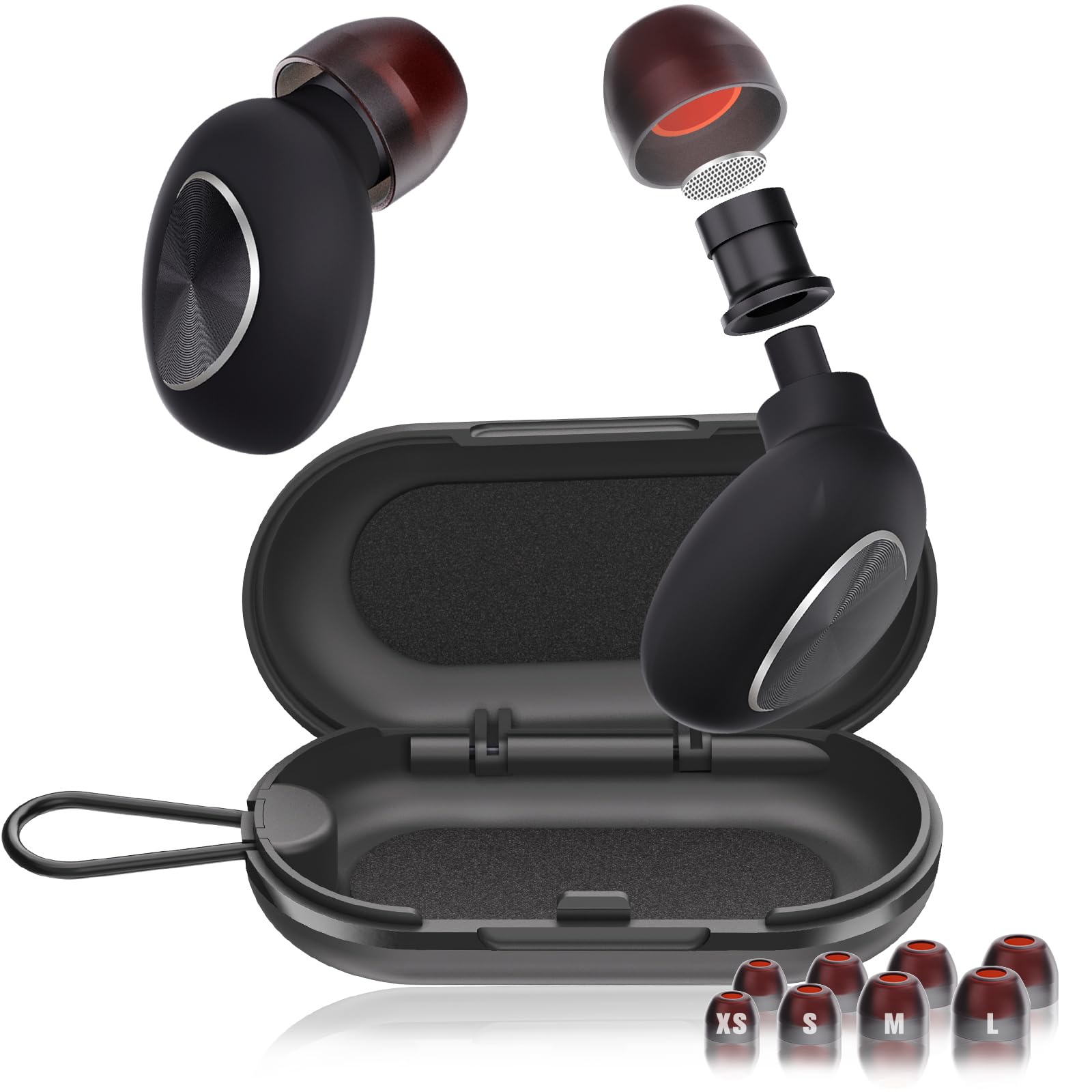 Ear Plugs for Sleeping Noise Cancelling, Reusable Silicone Earplugs for  Sleep, Snoring, Flights, Ear Protection for Shooting, Concert Ear Plugs  with - Main Image