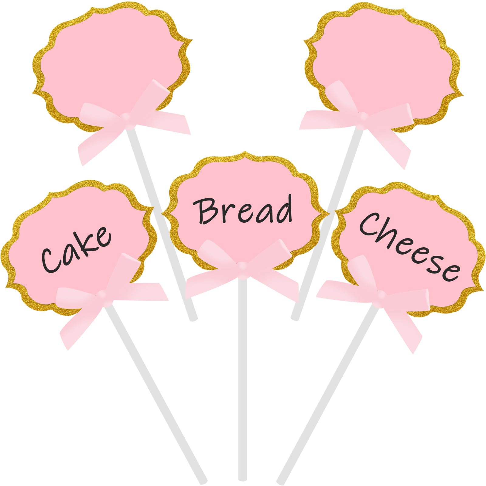 BEAGERUO 50 Pcs Cheese Markers, Buffet Food Labels, Charcuterie Boards Accessories, Blank Toothpick Flags, Appetizer Signs, Cupcake Toppers, Wedding,