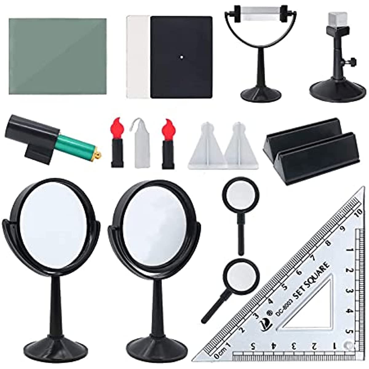 Optical Experiment Kit, Physics Science Lab Optical Experiment Learning Starter Kit