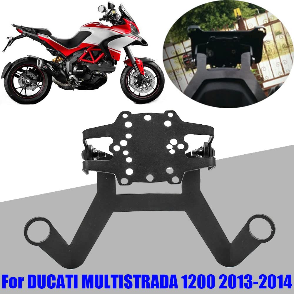 Motorcycle Mobile Phone Holder Support Stand Phone Navigation Plate Bracket Fit For DUCATI MULTISTRADA 1200 2013 2014 Accessories