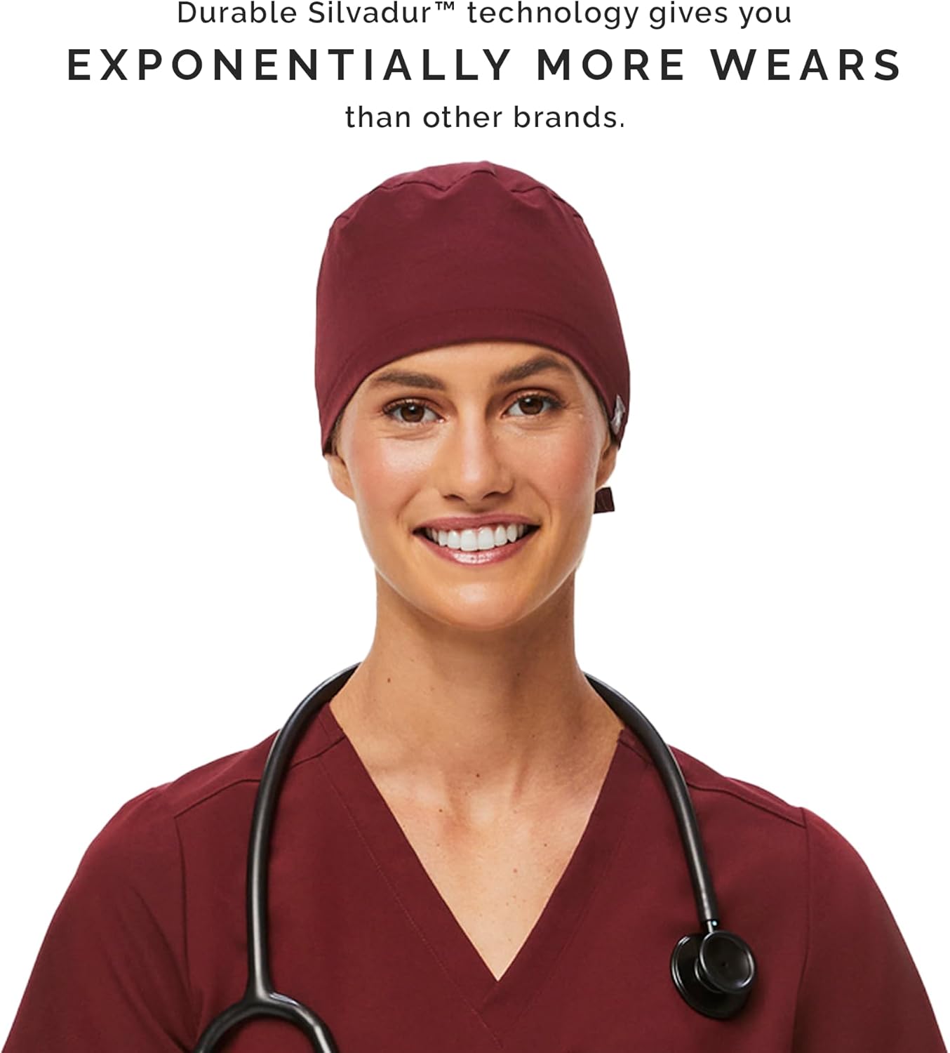 FIGS Modern Classic Unisex Scrub Cap — Supersoft Lining, Lightweight, Breathable, No-Slip