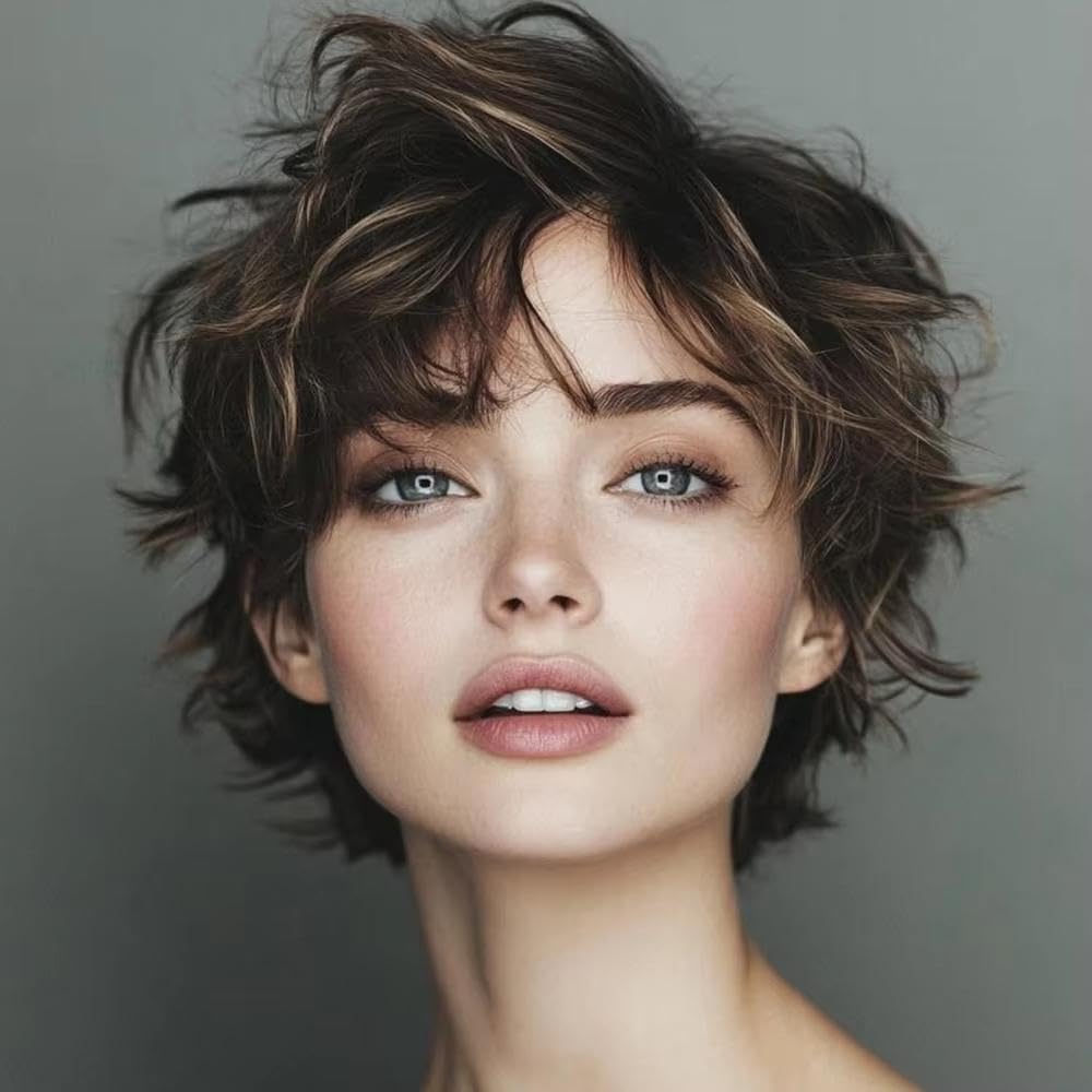 Accessori Parrucche Parrucca Corta Da Donna Con Rete Interna Rosa Densità Da 6 Pollici Capelli Umani Al 180% Realizzata A Macchina Per Tutti I Giorni