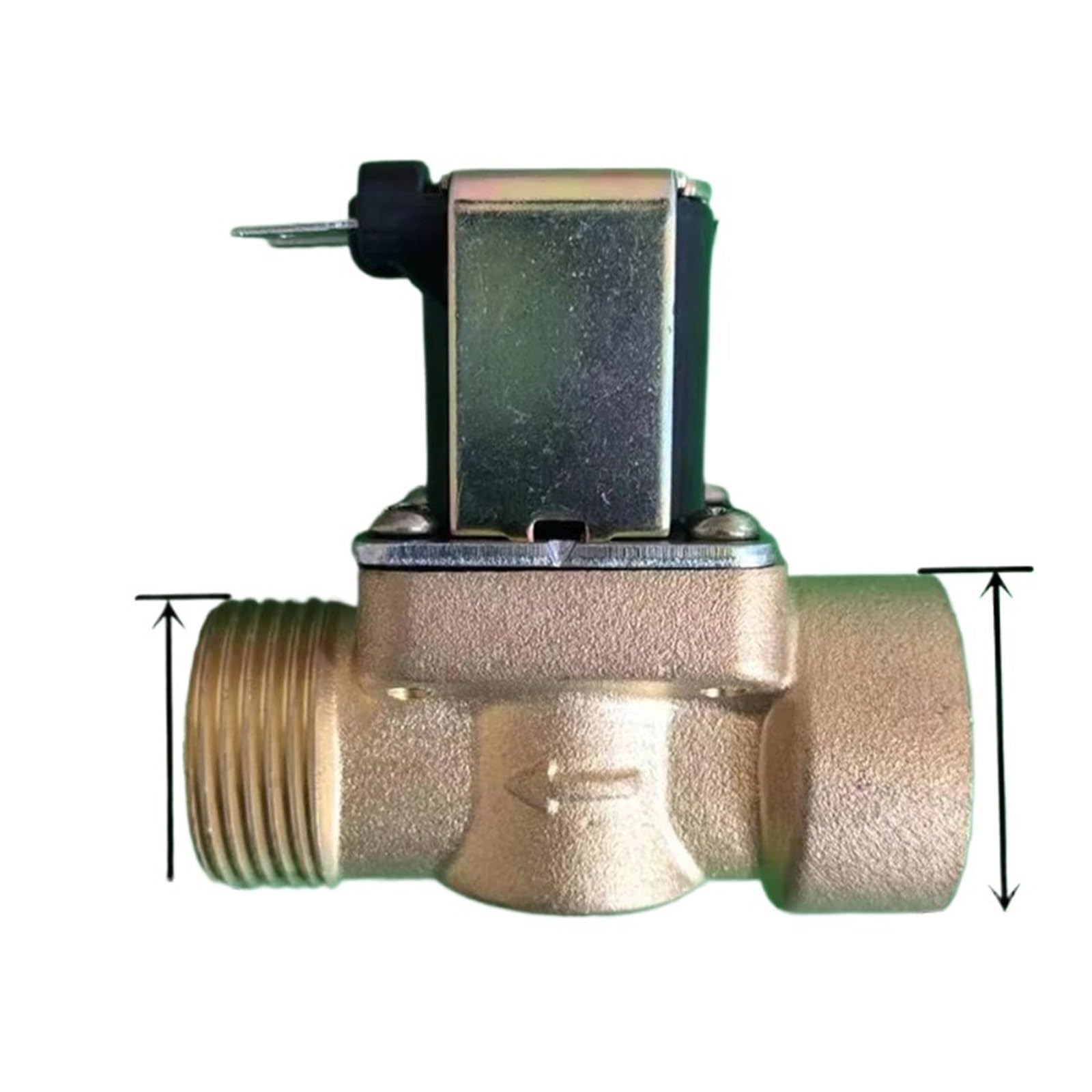 Électrovanne en laiton 3/4 pouce NF DC 36V pour chauffe-eau solaire