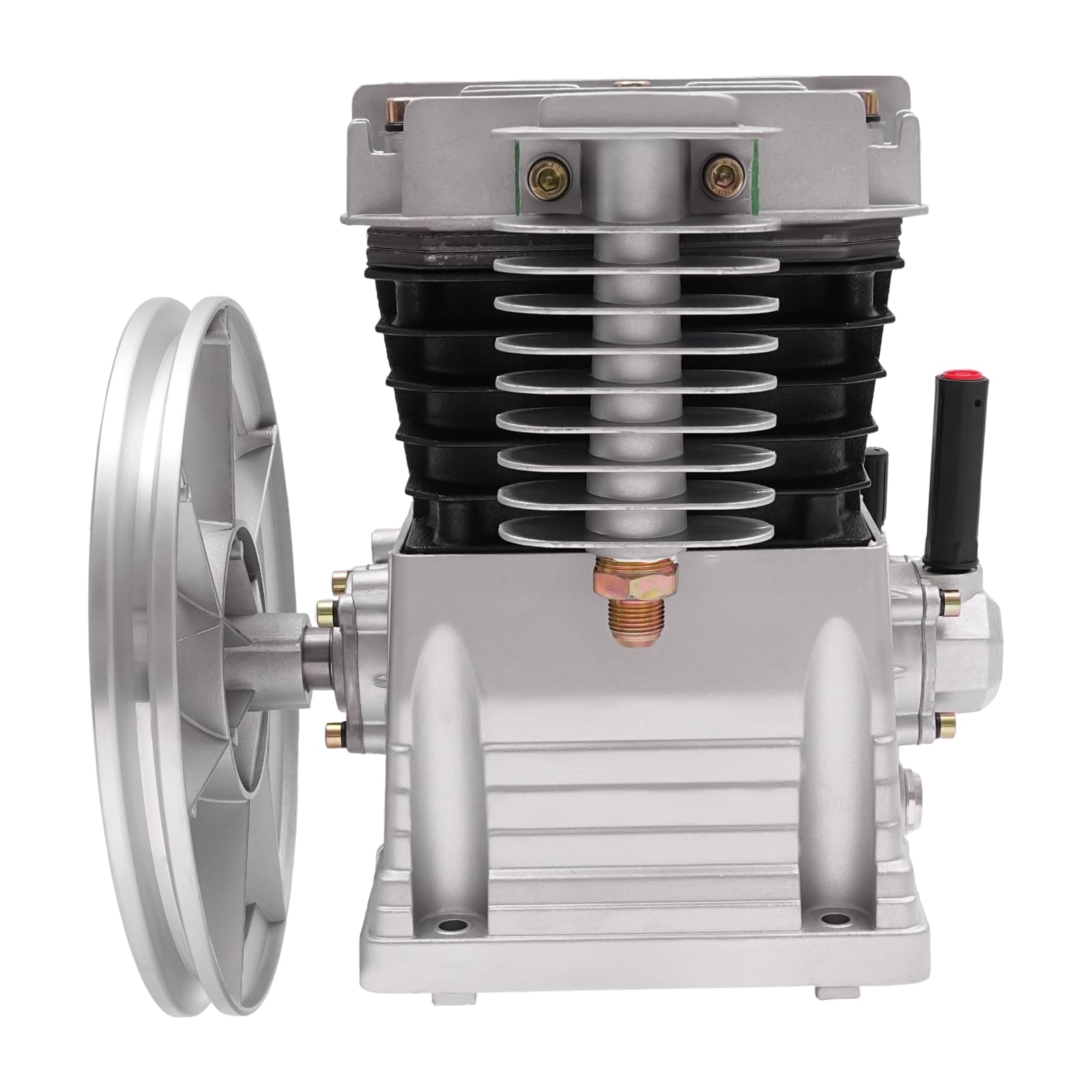 3.0 HP 2 Cylinder Air Compressor Kit Air Compressor Air Pressure Max 420 Litres/Minute