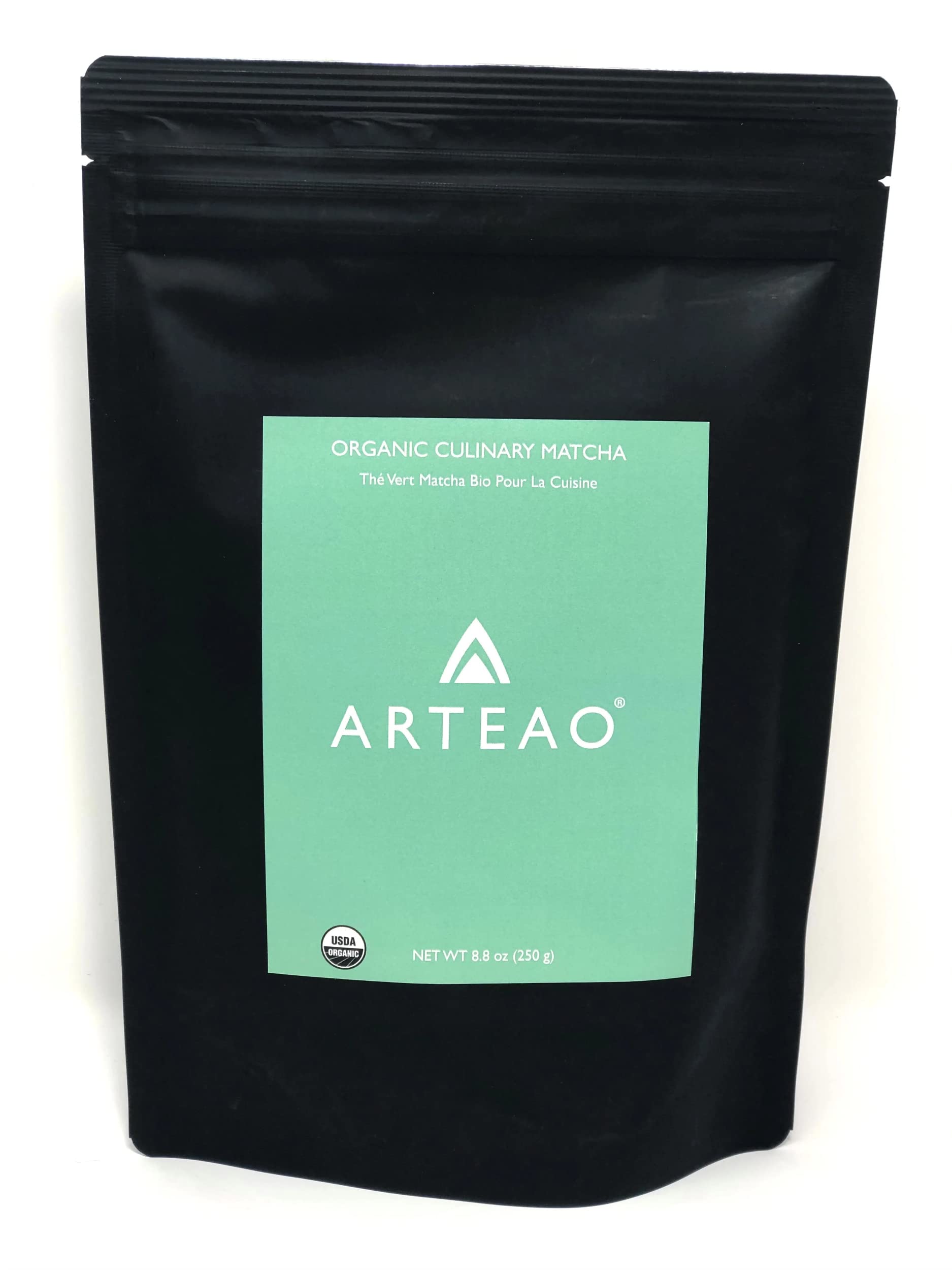 ARTEAO Organic Culinary Matcha - 8 8 oz 250 g - No sugar added - Made in Uji
