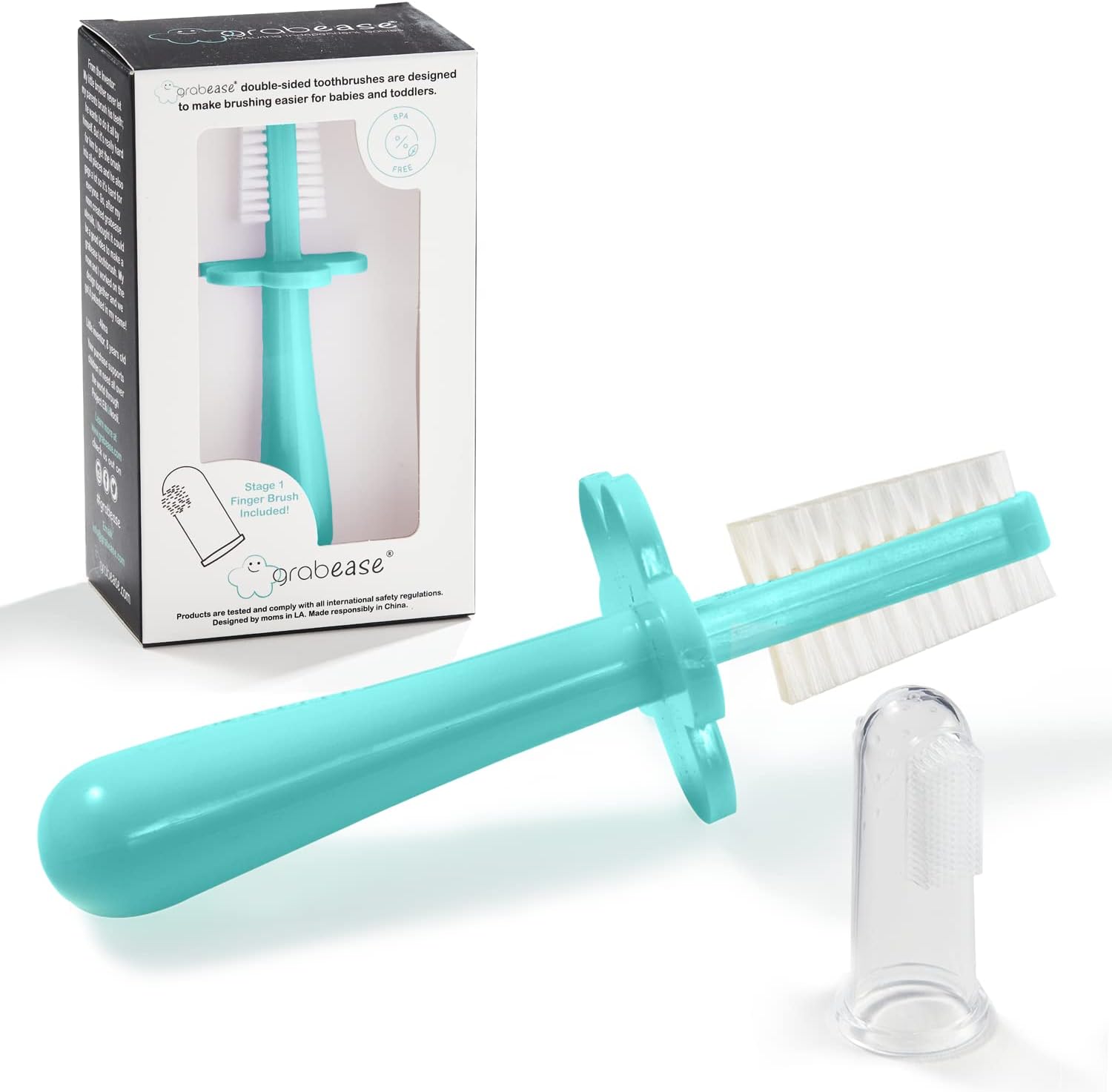 Grabease Baby Toothbrush Finger Toothbrush for Toddler Toothbrush Baby