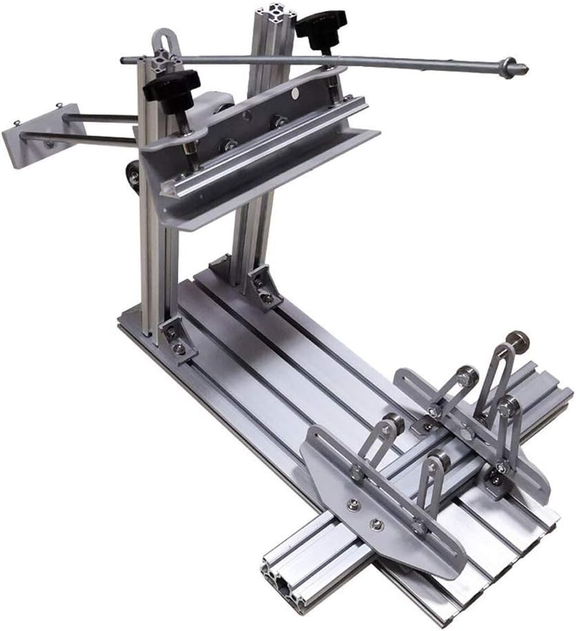 US Stock - Cylinder Screen Printing Machine Practical Cylinder Screen Printing Press Machine for Printing Pen Cups Mugs Bottles Candle (with 10in Squeegee)