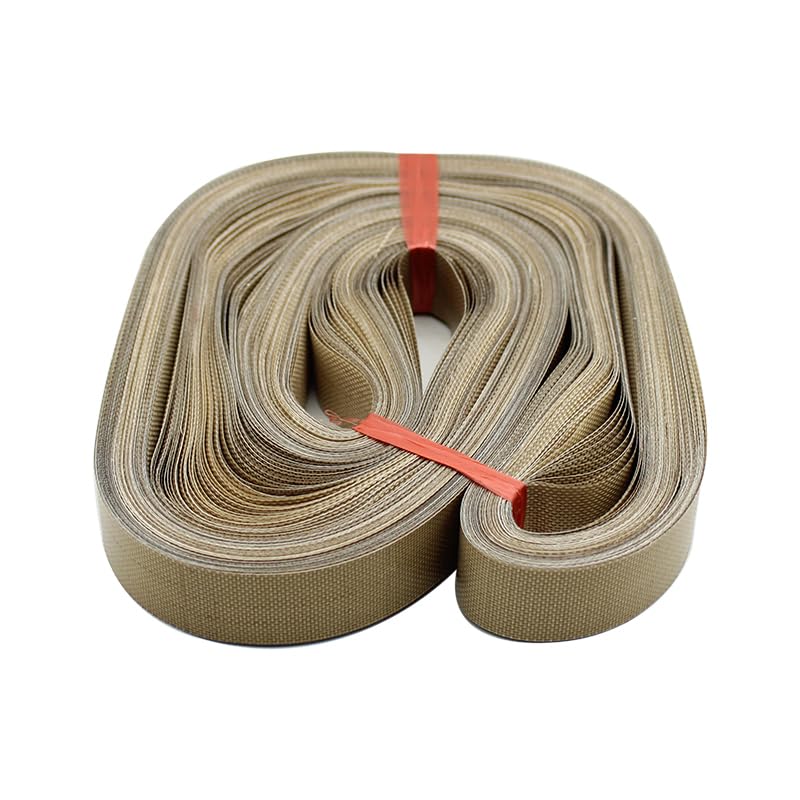 50pcs 750x15mm PTFE Sealing Belt Polytef Belts for FR-900 FRM-900 FR900 Continuous Band Sealer Sealing Machine Replacement Belts Spare Part Kits (770x15mm (Perimeter x Width))