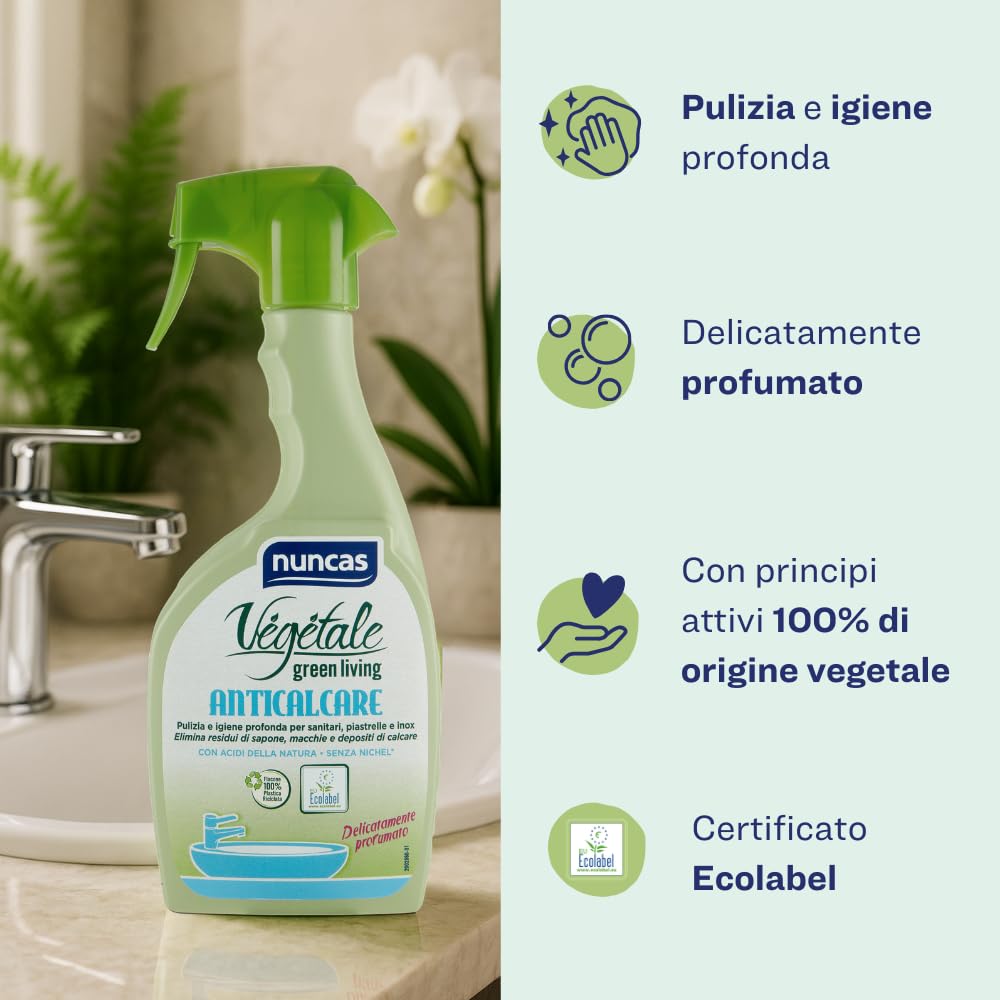 Nuncas Vegetale - Detergente Anticalcare - 500ml