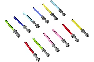 Lego Star Wars Mini Light Sabers: Illuminate Your Collection with 12 Hues of Galactic Luminosity