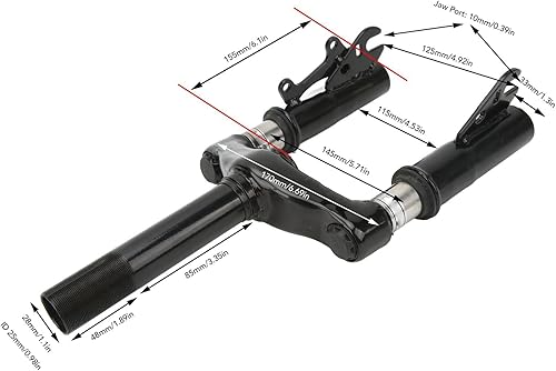 Miniatura 5 de Piezas de automóvil, reemplazo anti de la vibración de la horquilla de la suspensión delantera de la vespa eléctrica para G30 G30D G30