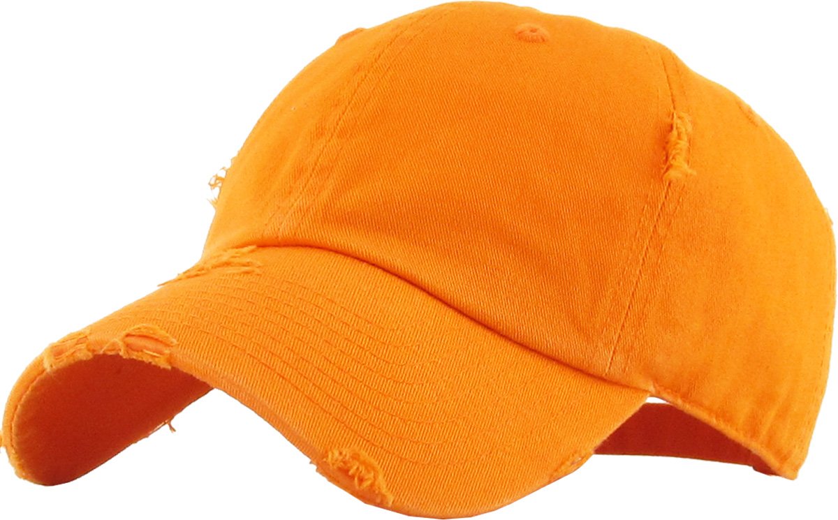 KBETHOS Vintage Washed Distressed Cotton Dad Hat Baseball Cap Adjustable Polo Trucker Unisex Style Headwear
