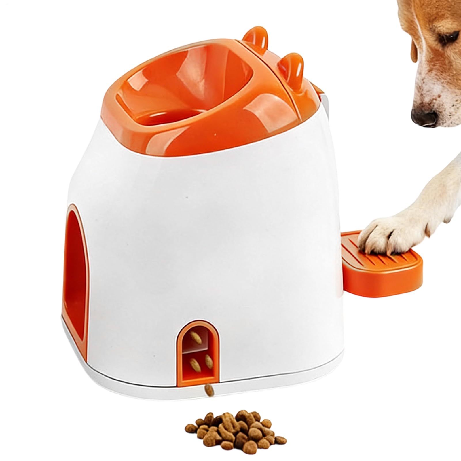 Lanzador De Bolas Juego De Entrenamiento Interactivo | Juguete Para Lanzar Y Buscar Con Dispensador De Premios Para Mascotas En Hogar Parque Jardin Y Exteriores