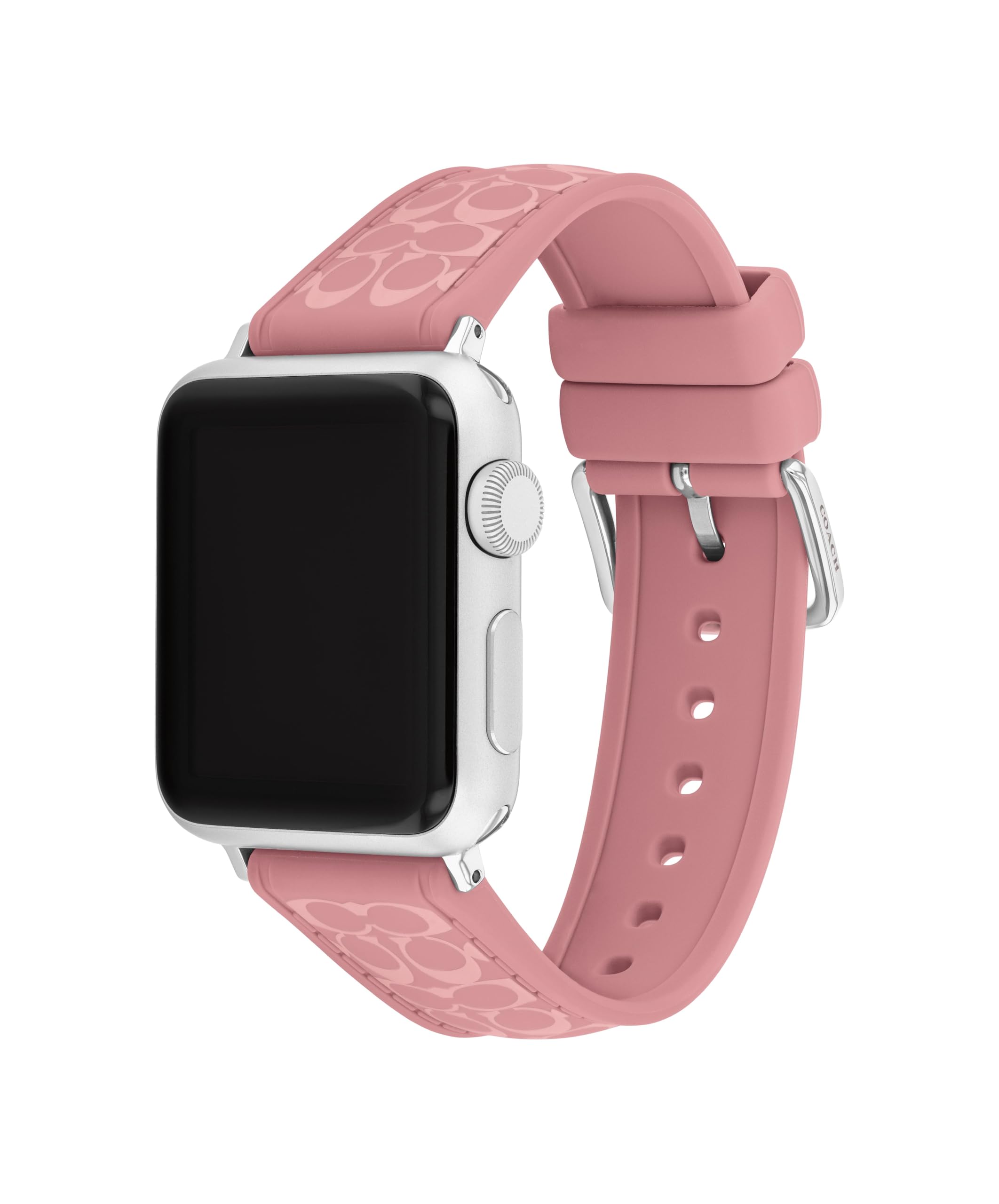 COACH Armband für Apple Watch, kompatibel mit Apple Watch, 38 mm, 40 mm, 41 mm, austauschbares Silikonband, schlanker Look, personalisieren Sie Ihren Stil