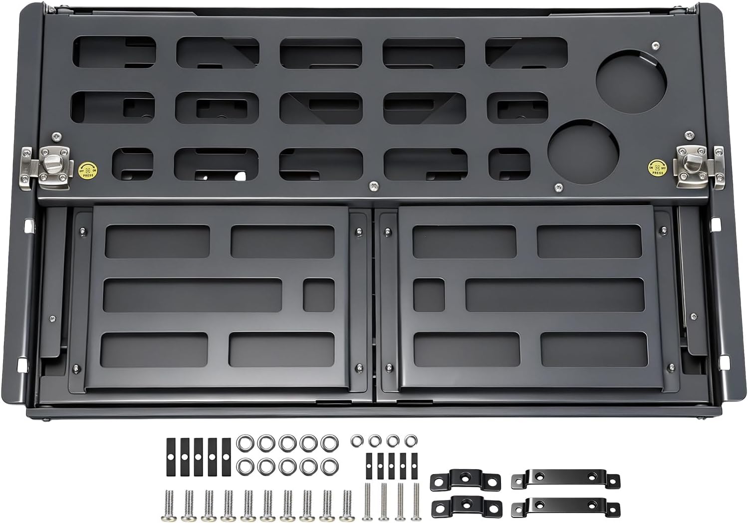 Rear Door Tailgate Table and Molle Panel Fit for Ford Bronco 2021 2022 2023 2024 2025, 2/4 Door