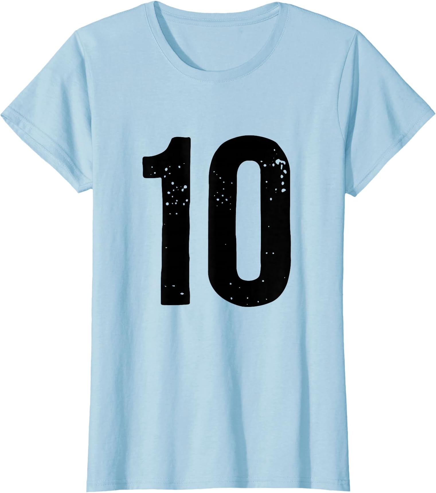number 10 tee, white, S