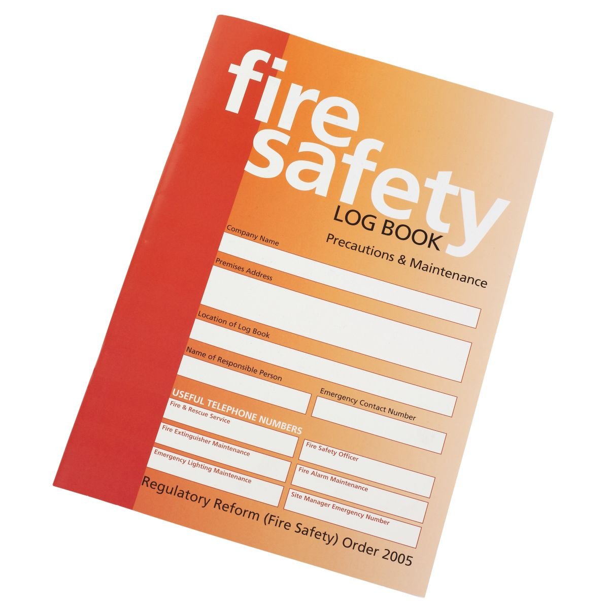 Firechief Fire Safety Log Book